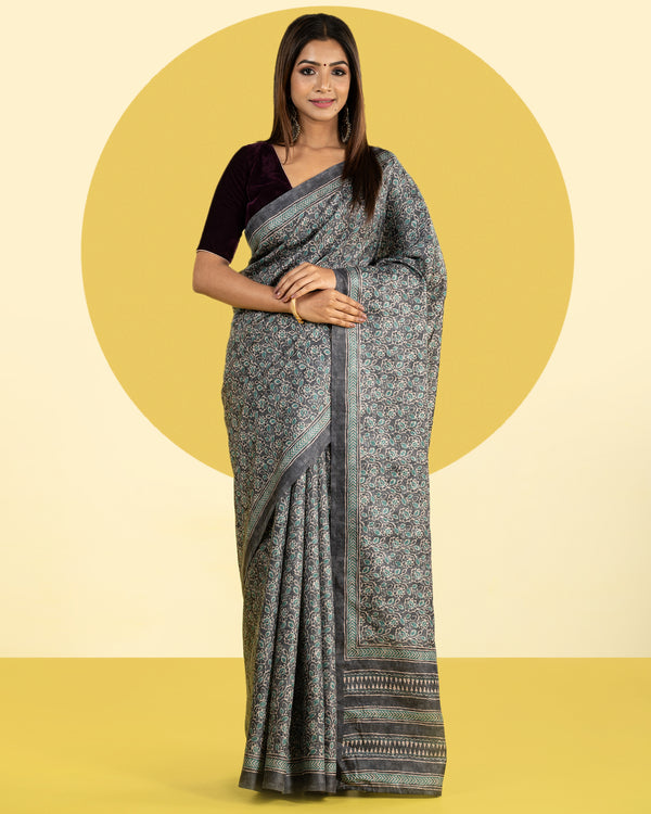 Grey Saree