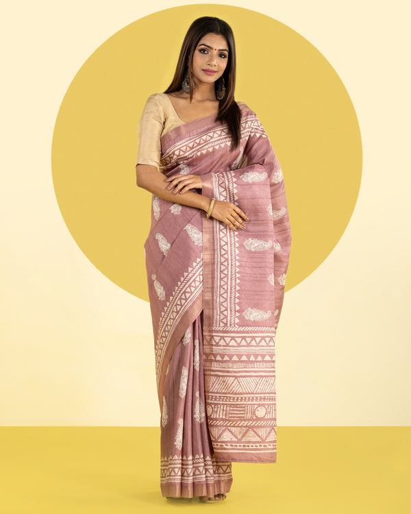 Pink Saree