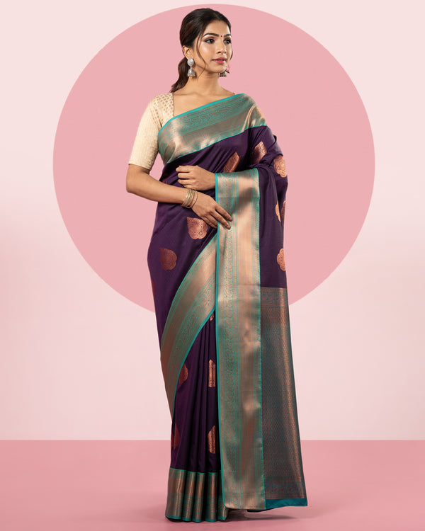 Purple Saree