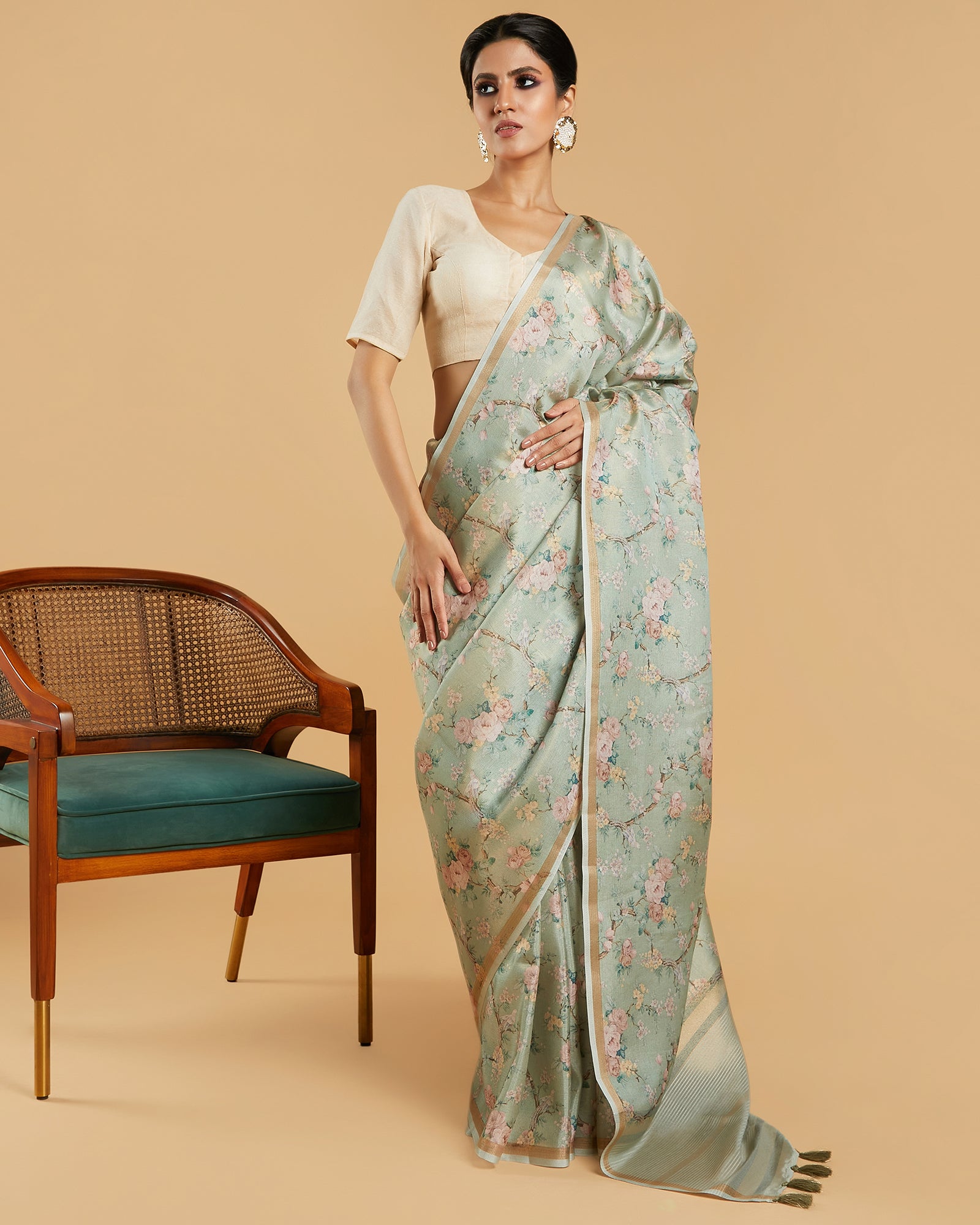 Tussar saree
