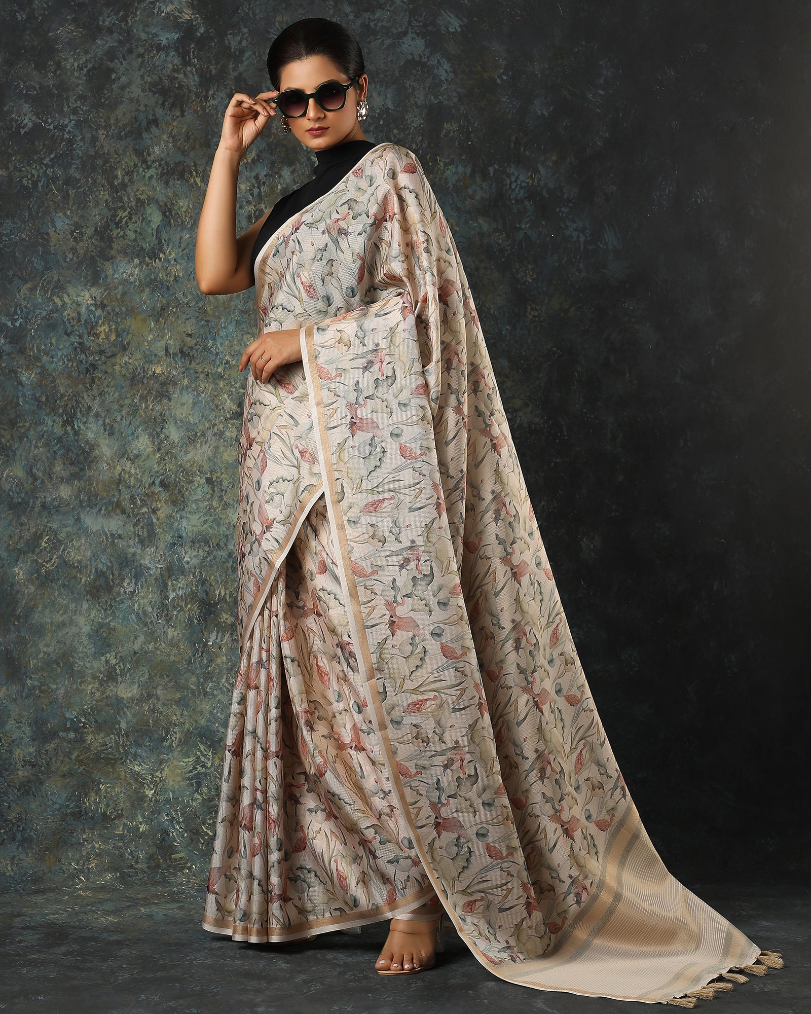 Tussar saree