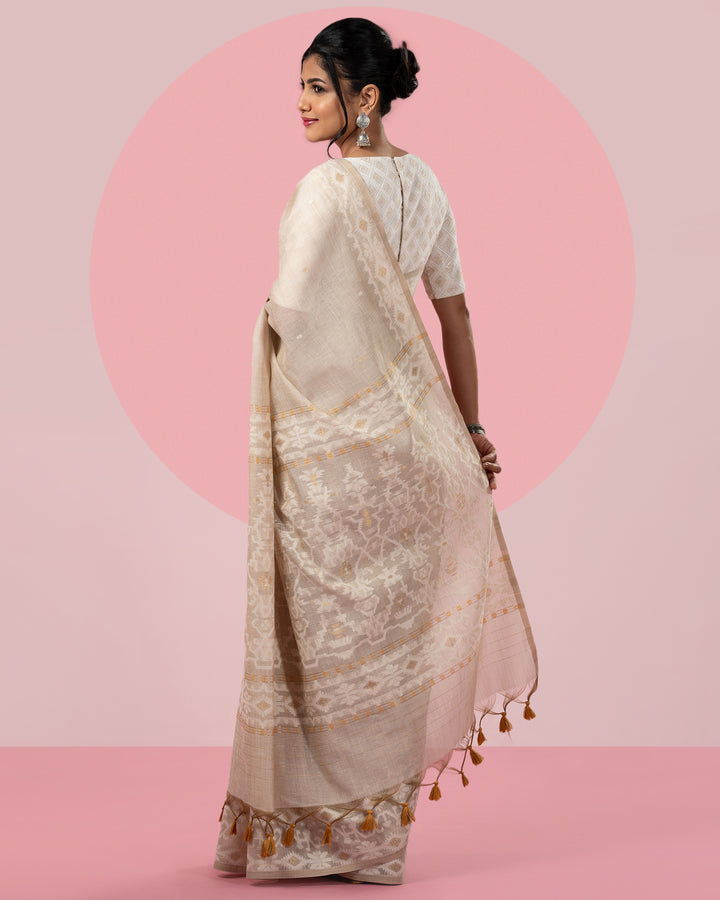 viscose tussar saree