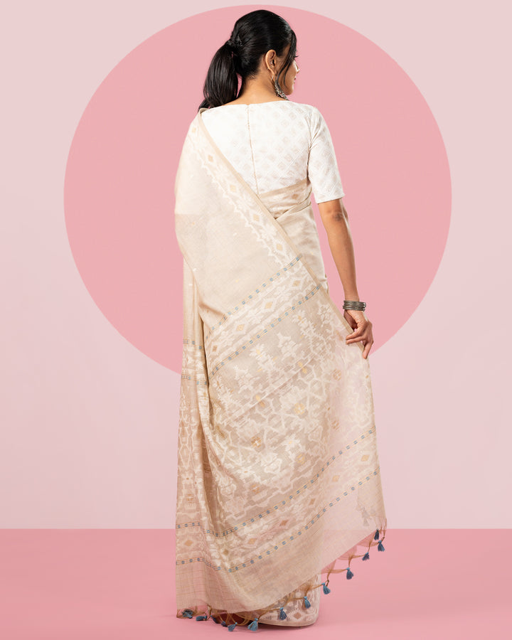 viscose tussar saree