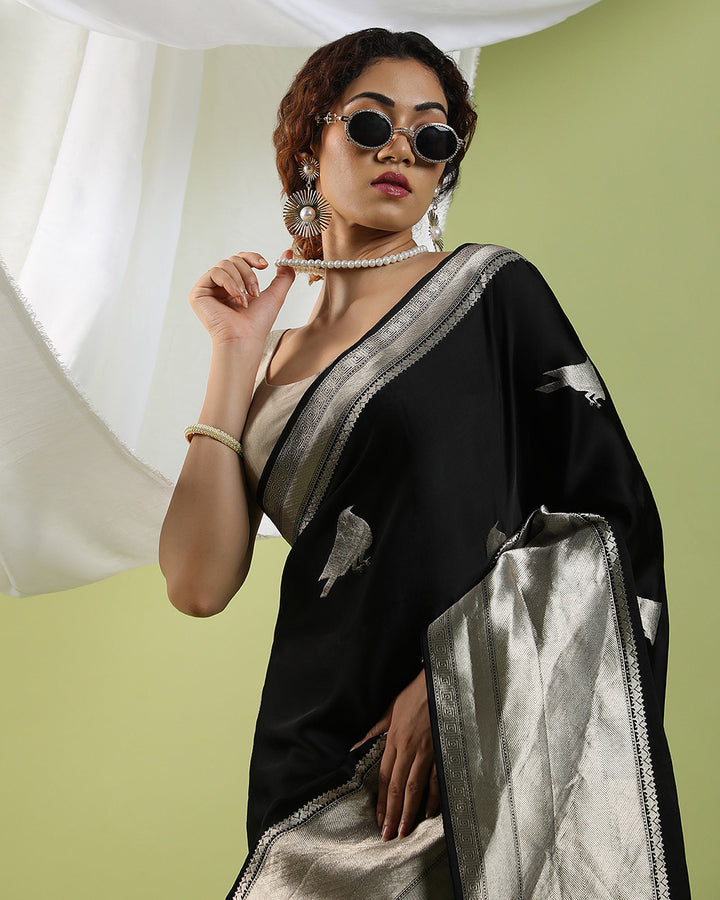  Blended crepe sarees