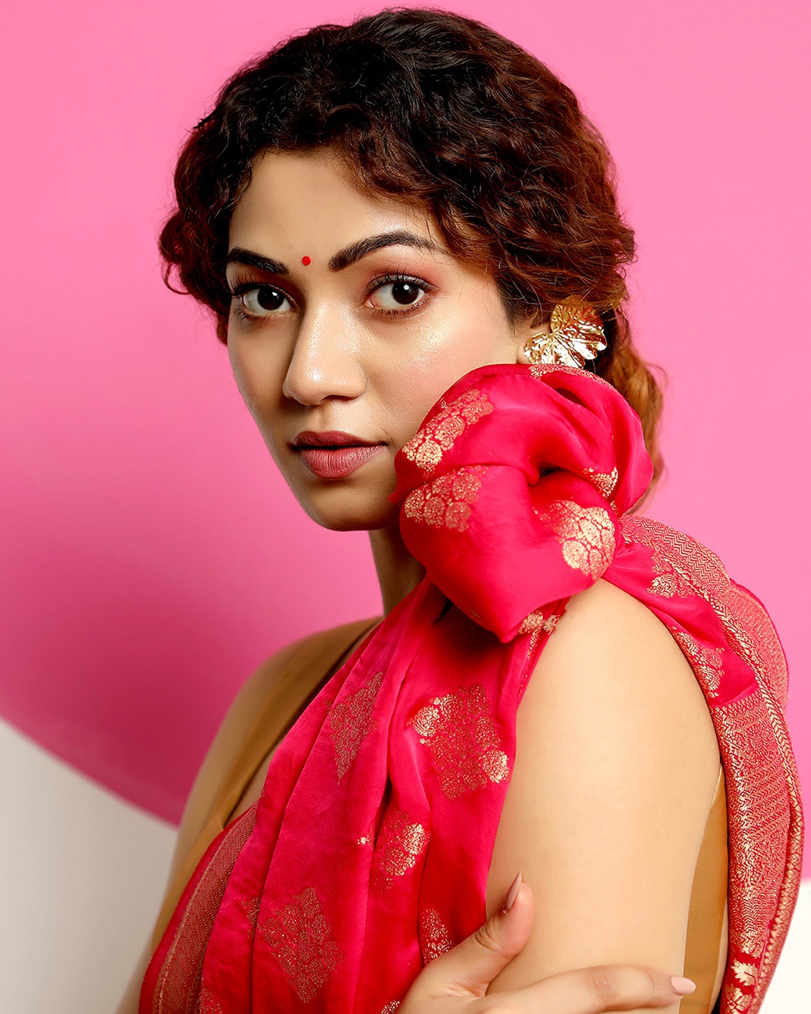 Blended silk saree
